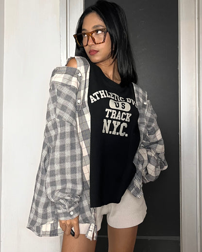 Deconstructed Flannel Shirt 011