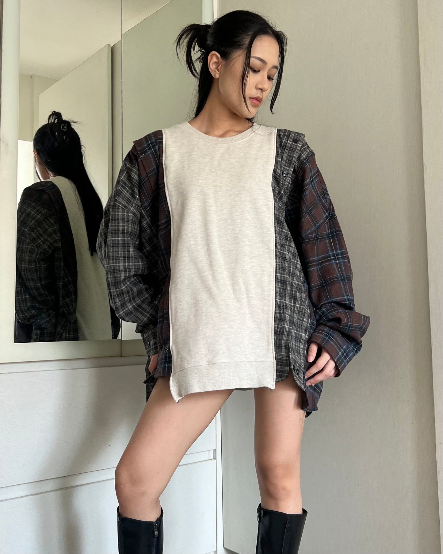 Deconstruct Flannel Shirt 038
