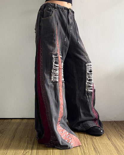 [BIG SIZE] Tie Pants 003