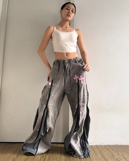 [BIG SIZE] Zipper Pants 0244