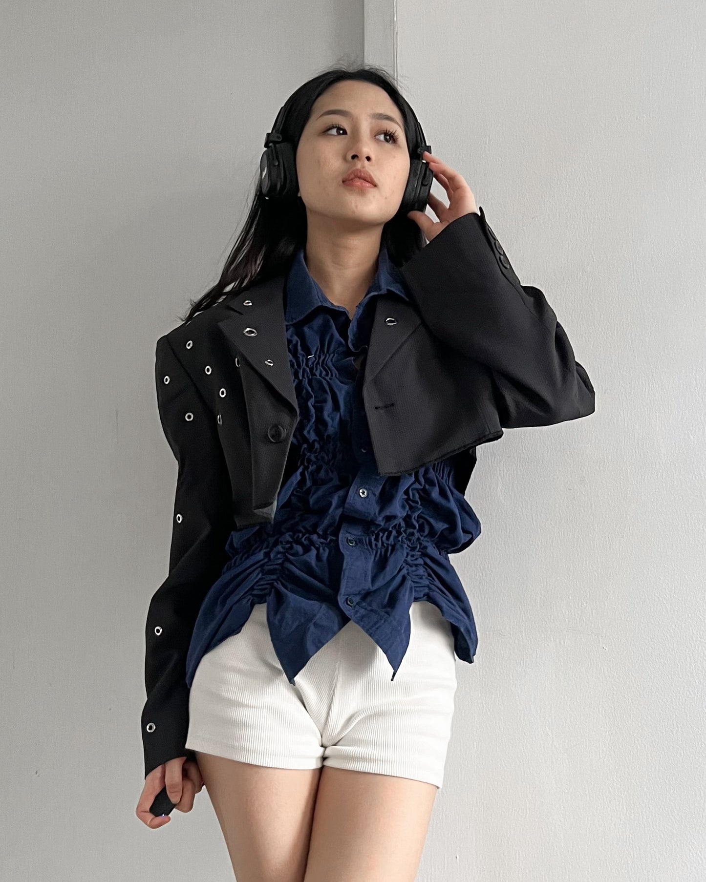 Ruched Shirt 004