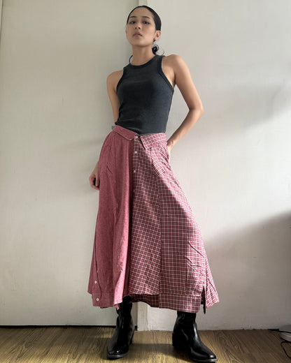 Button-up Maxi Skirt 082