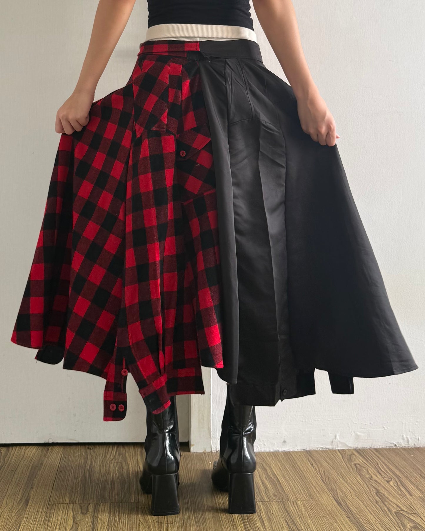 Button-up Maxi Skirt 045