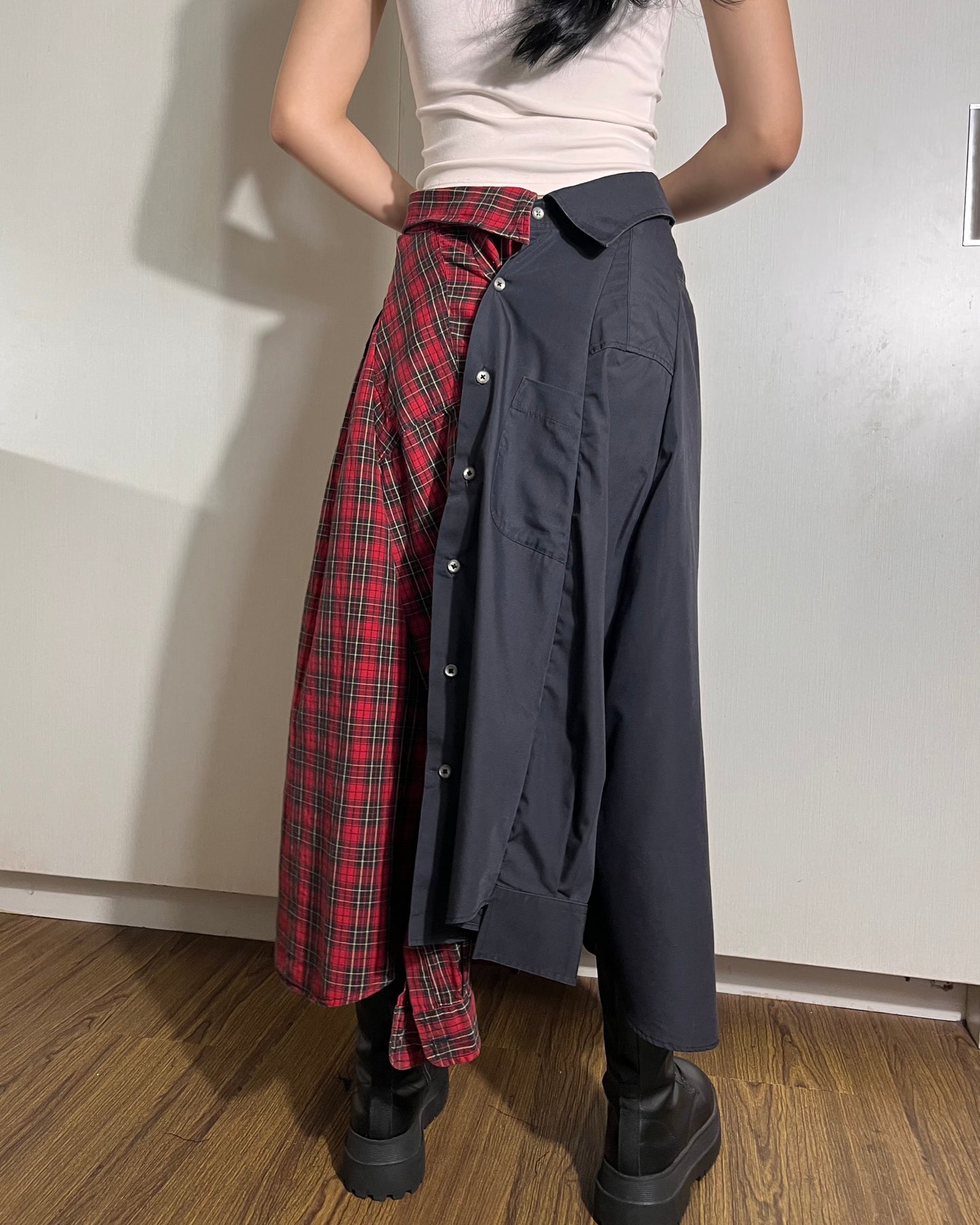 Button-up Maxi Skirt 008
