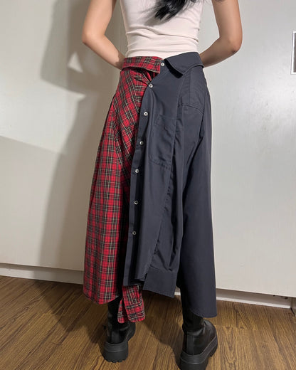 Button-up Maxi Skirt 008