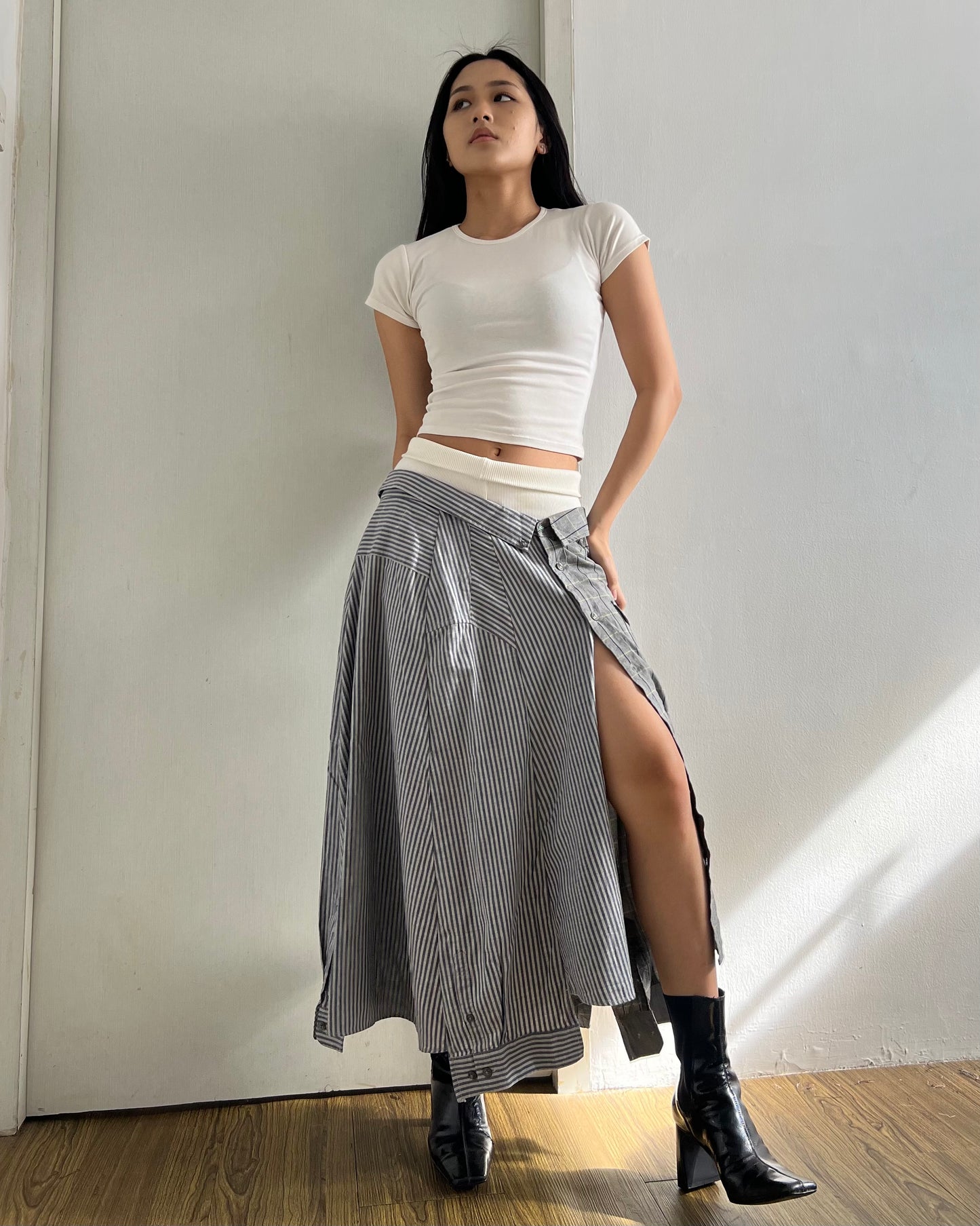 Button-up Maxi Skirt 023