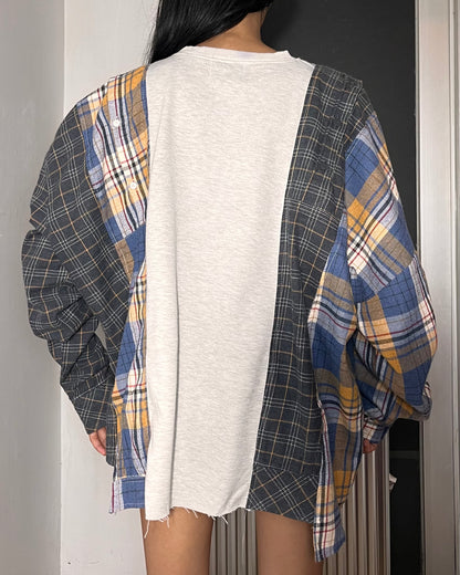 Deconstructed Flannel Shirt 010