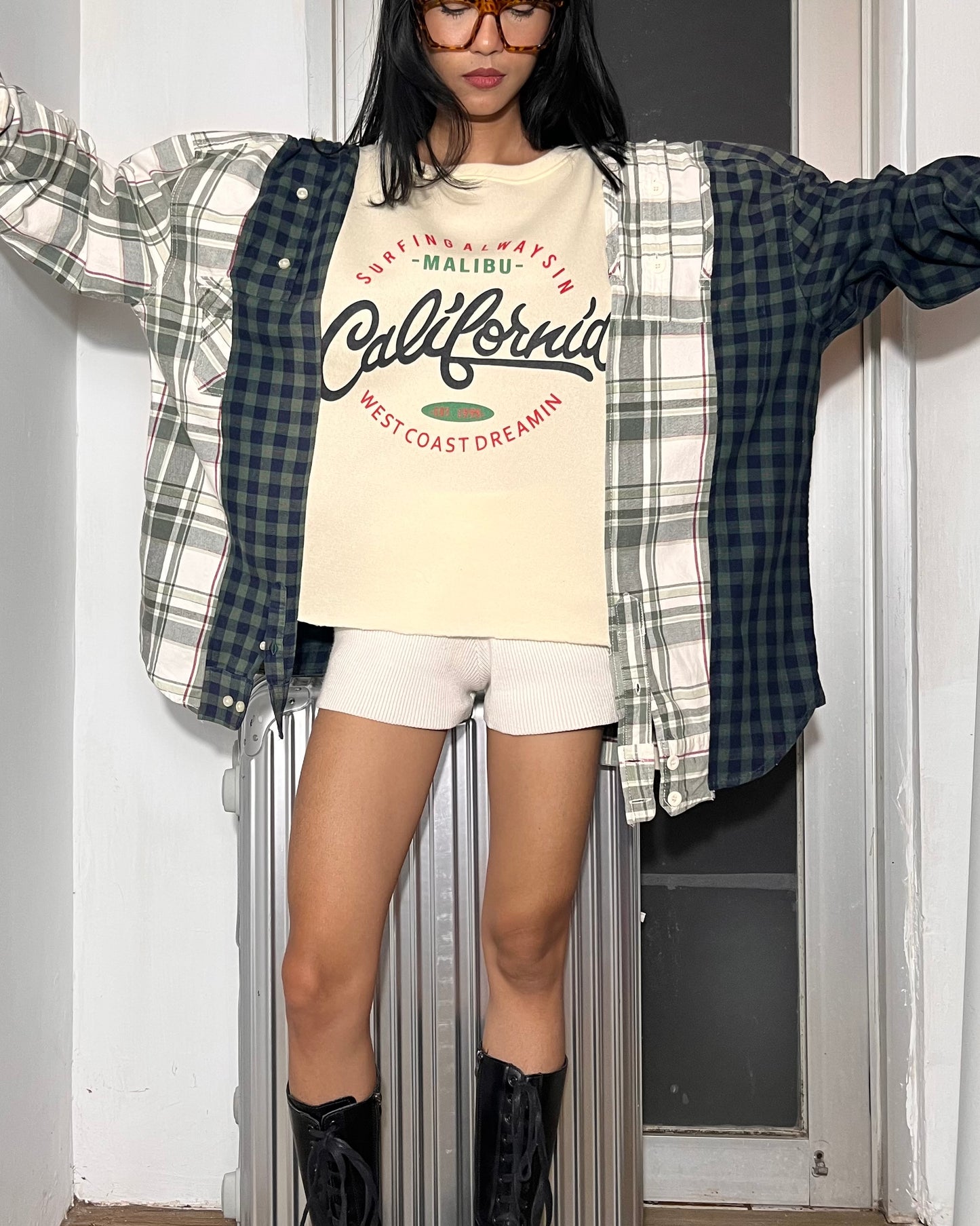 Deconstructed Flannel Shirt 013
