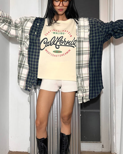 Deconstructed Flannel Shirt 013
