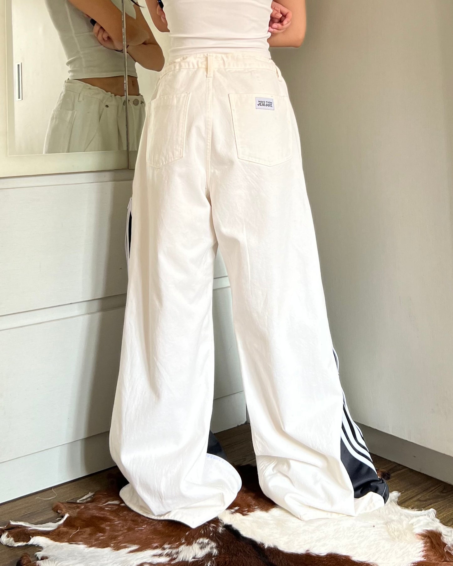 [BIG SIZE] Zipper Pants 044