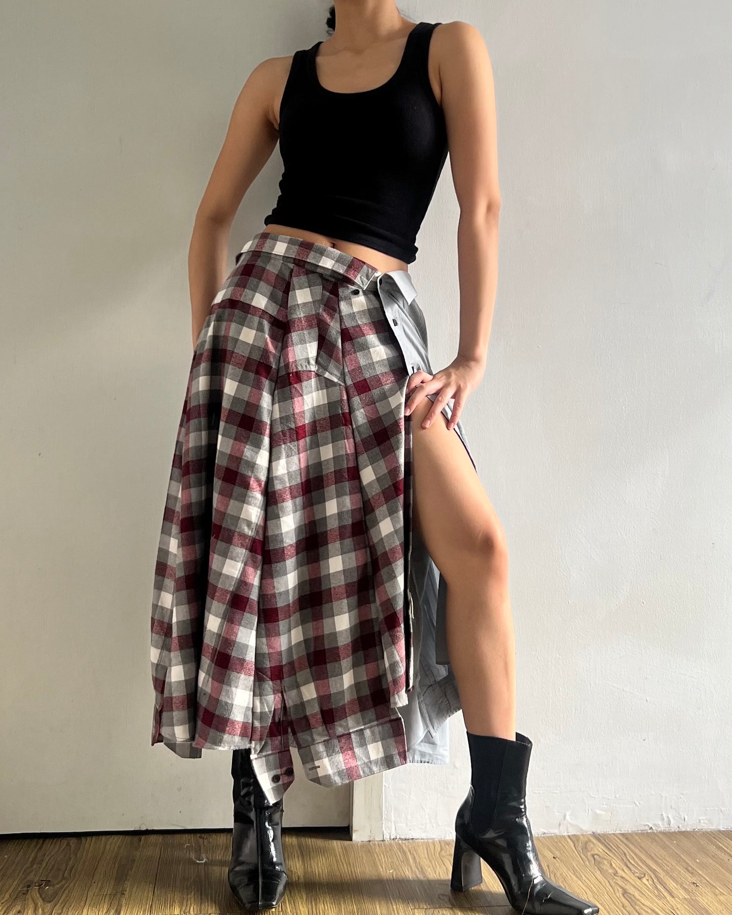 Button-up Maxi Skirt 027