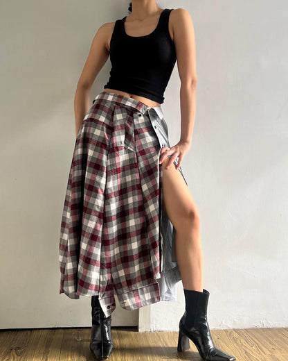 Button-up Maxi Skirt 027