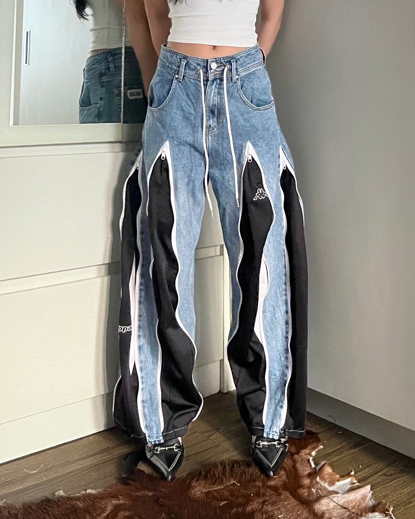 Zipper Pants 090