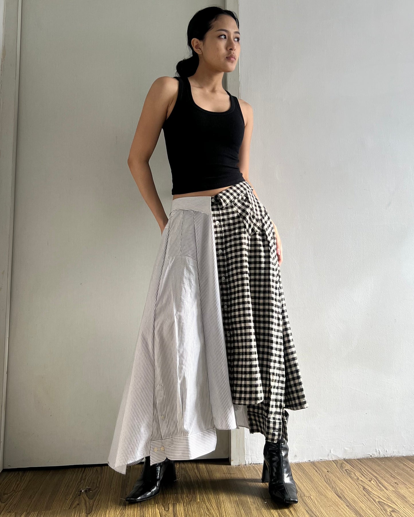 Button-up Maxi Skirt 029