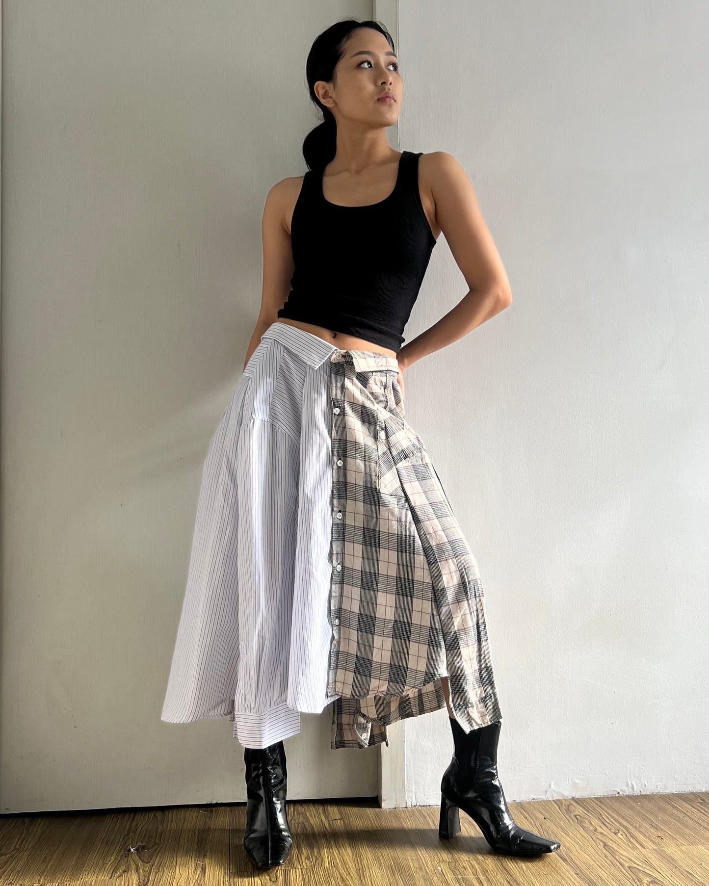 Button-up Maxi Skirt 028