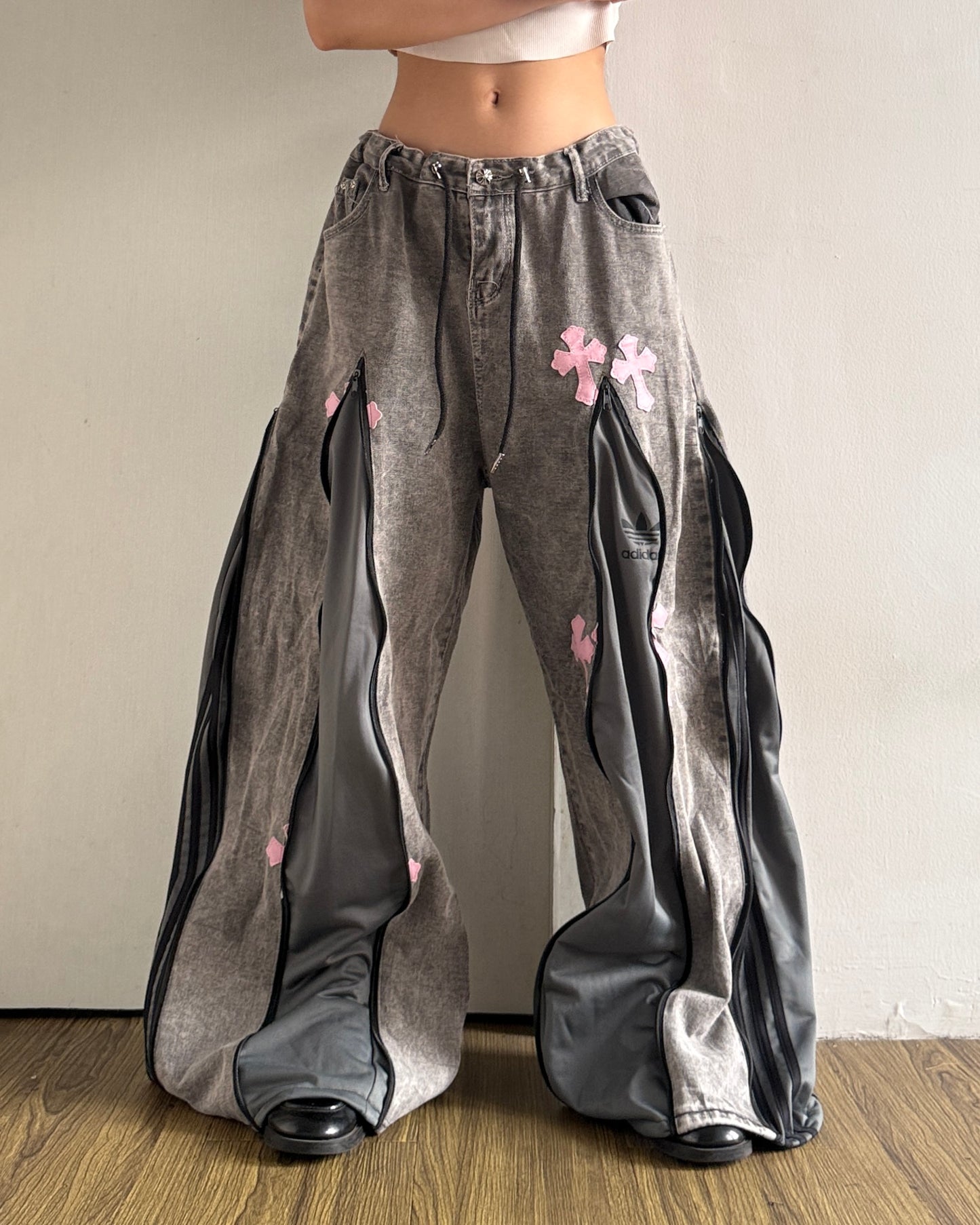 [BIG SIZE] Zipper Pants 0244