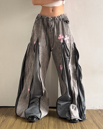 [BIG SIZE] Zipper Pants 0244