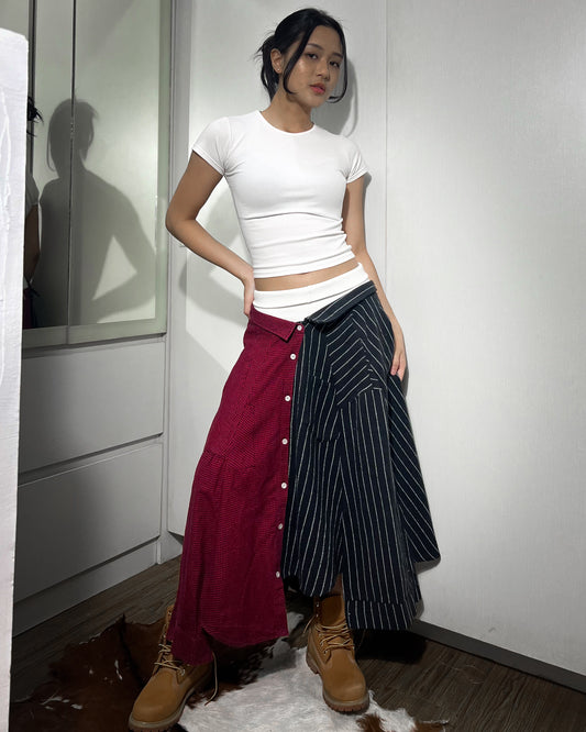 Button-up Maxi Skirt 018