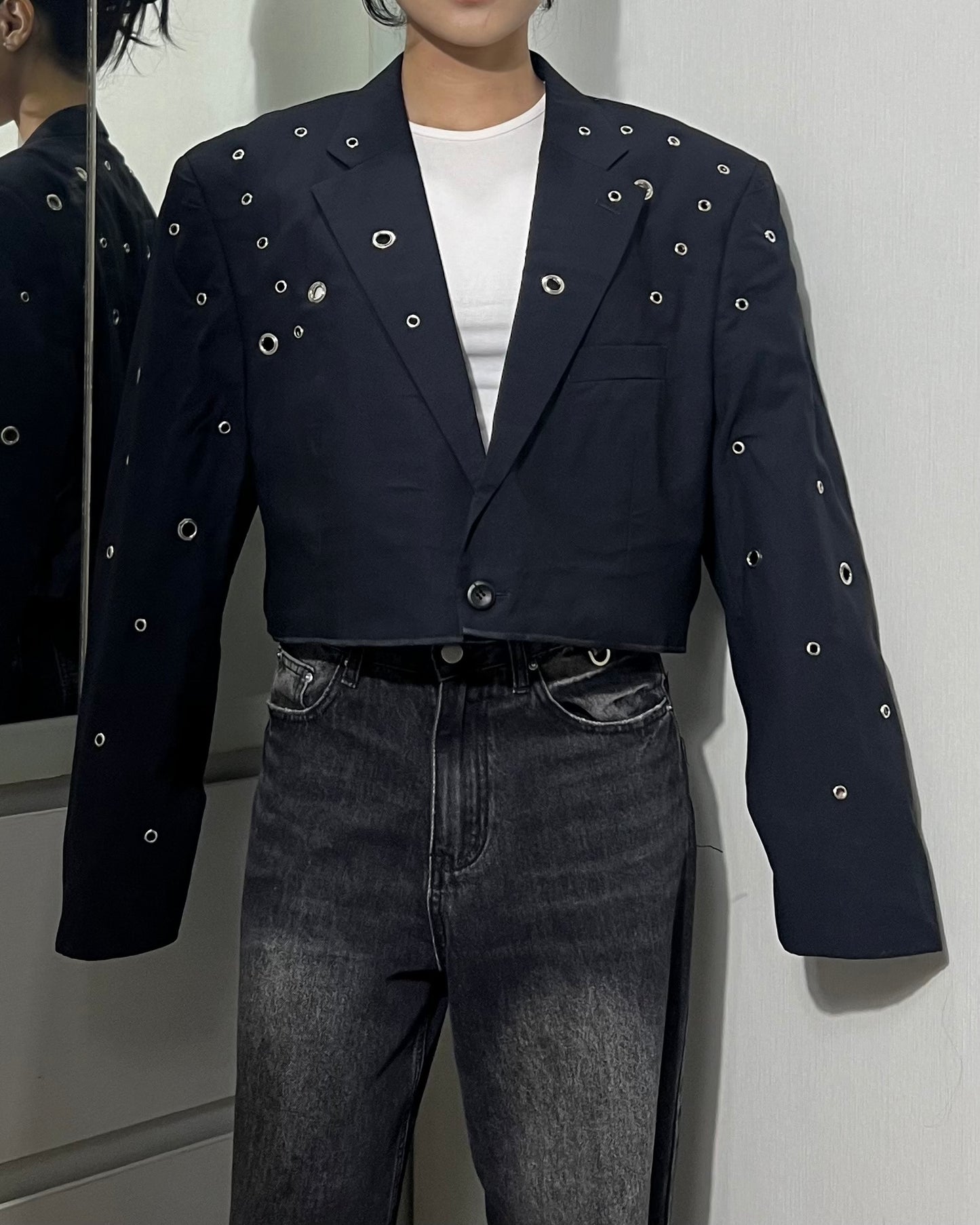 Eyelet Blazer 016