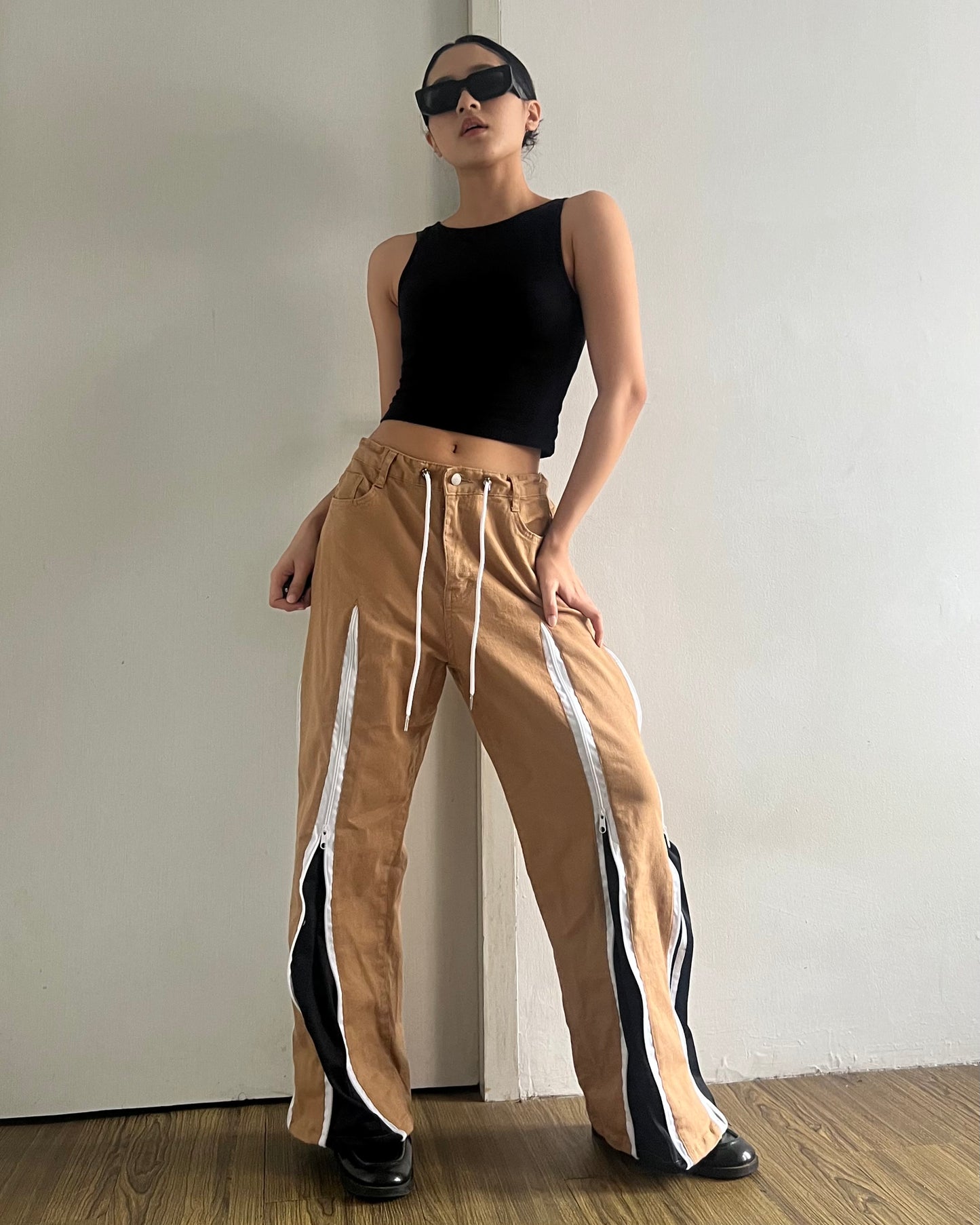 [BIG SIZE] Zipper Pants 0216