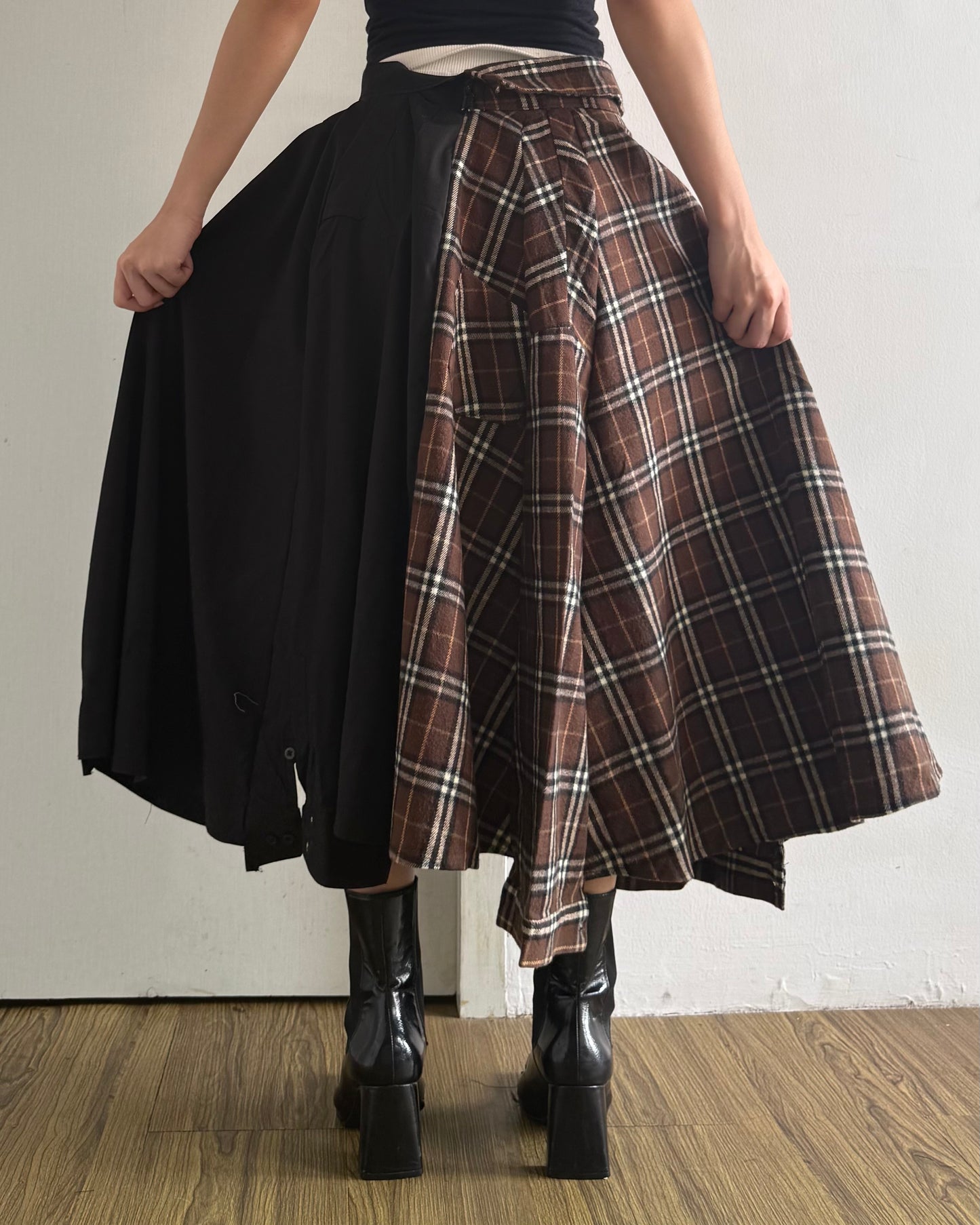 Button-up Maxi Skirt 042