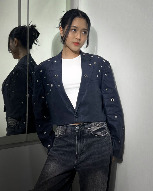 Eyelet Blazer 017