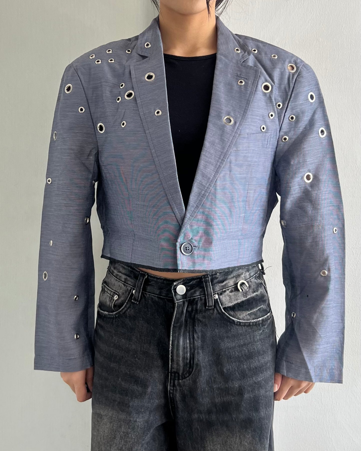 Eyelet Blazer 023
