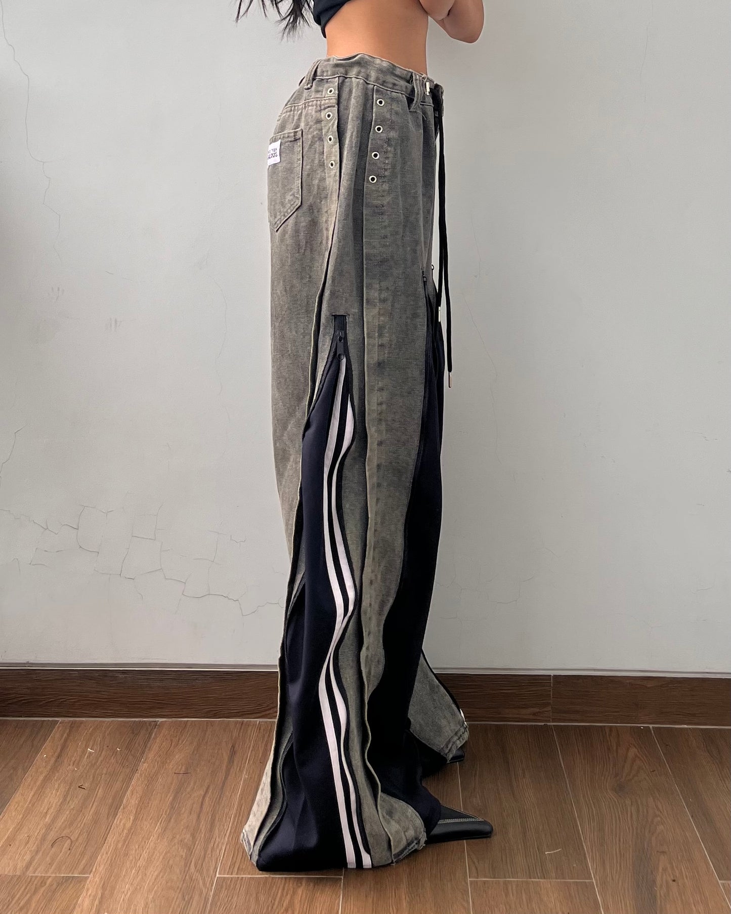 [BIG SIZE] Zipper Pants 011