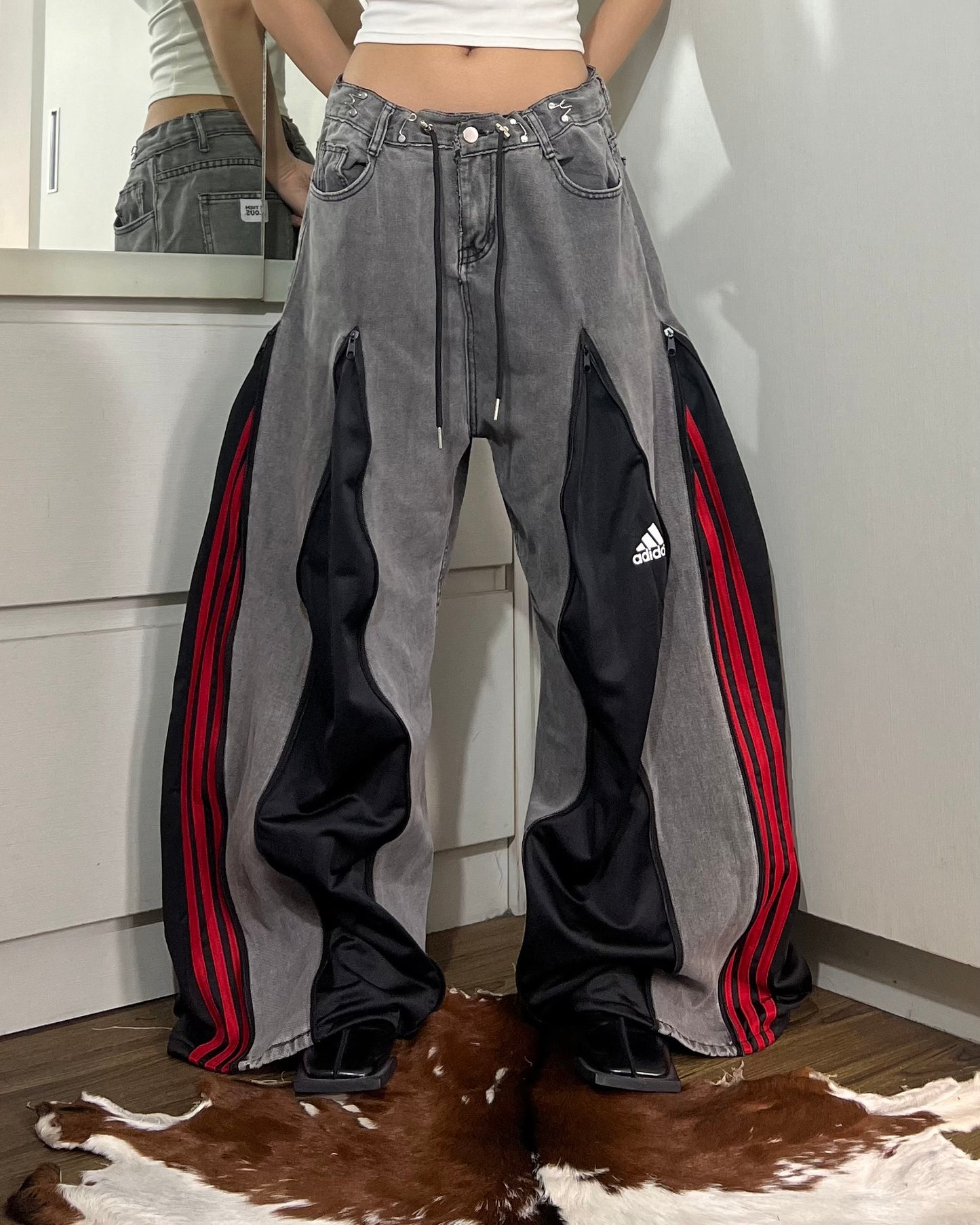 [BIG SIZE] Zipper Pants 0109