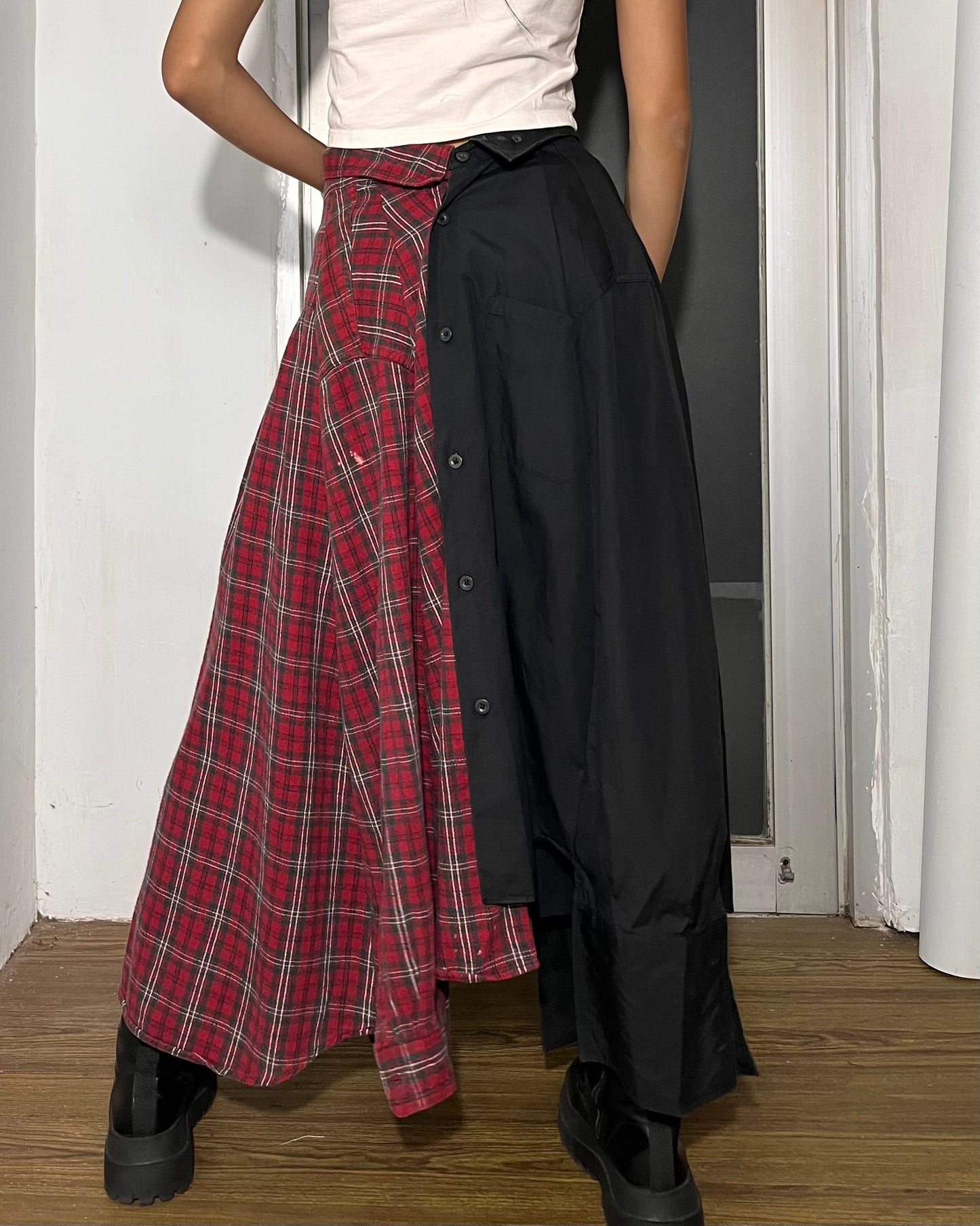 Button-up Maxi Skirt 006