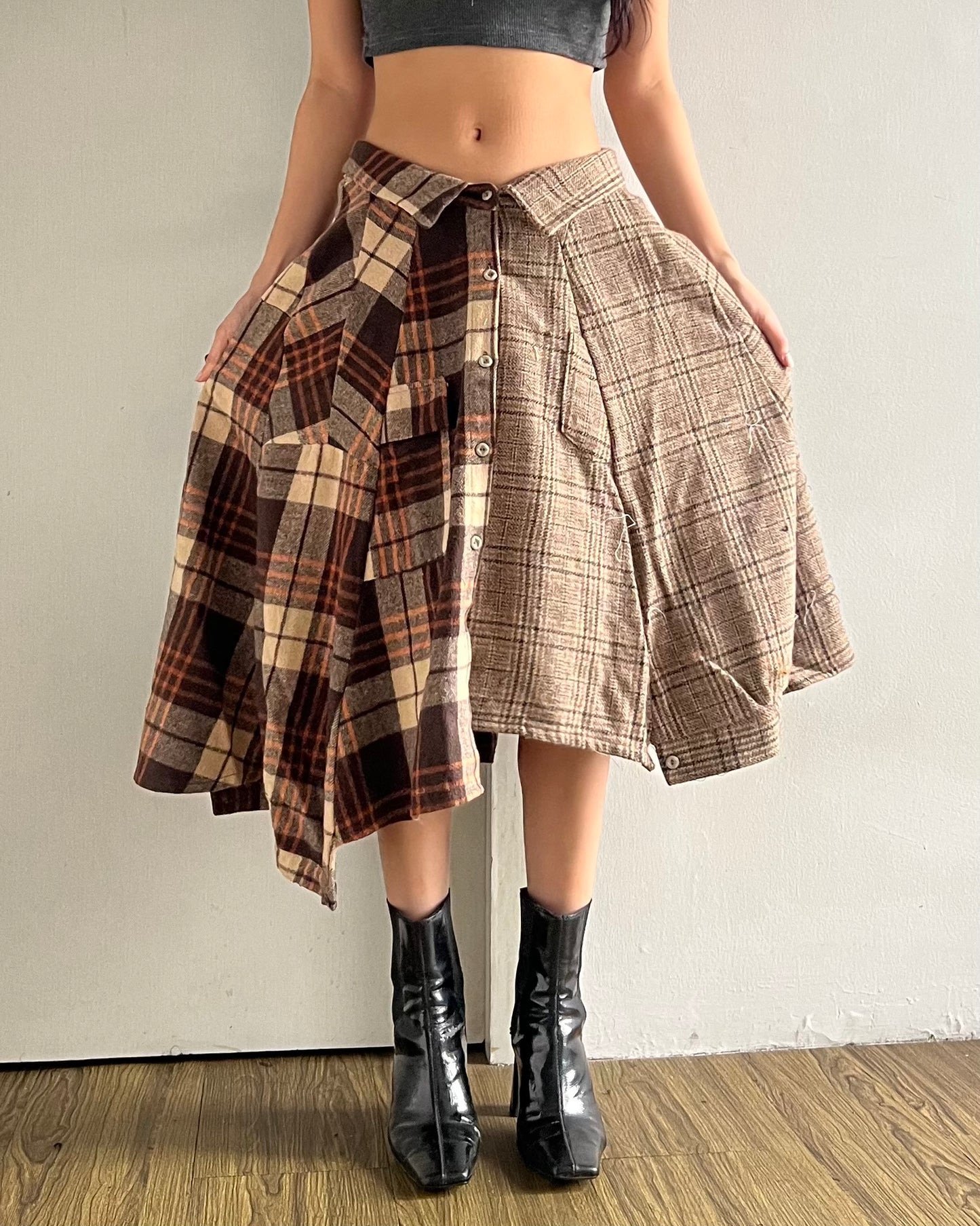 Button-up Maxi Skirt 038