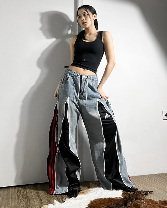 [BIG SIZE] Zipper Pants 0165