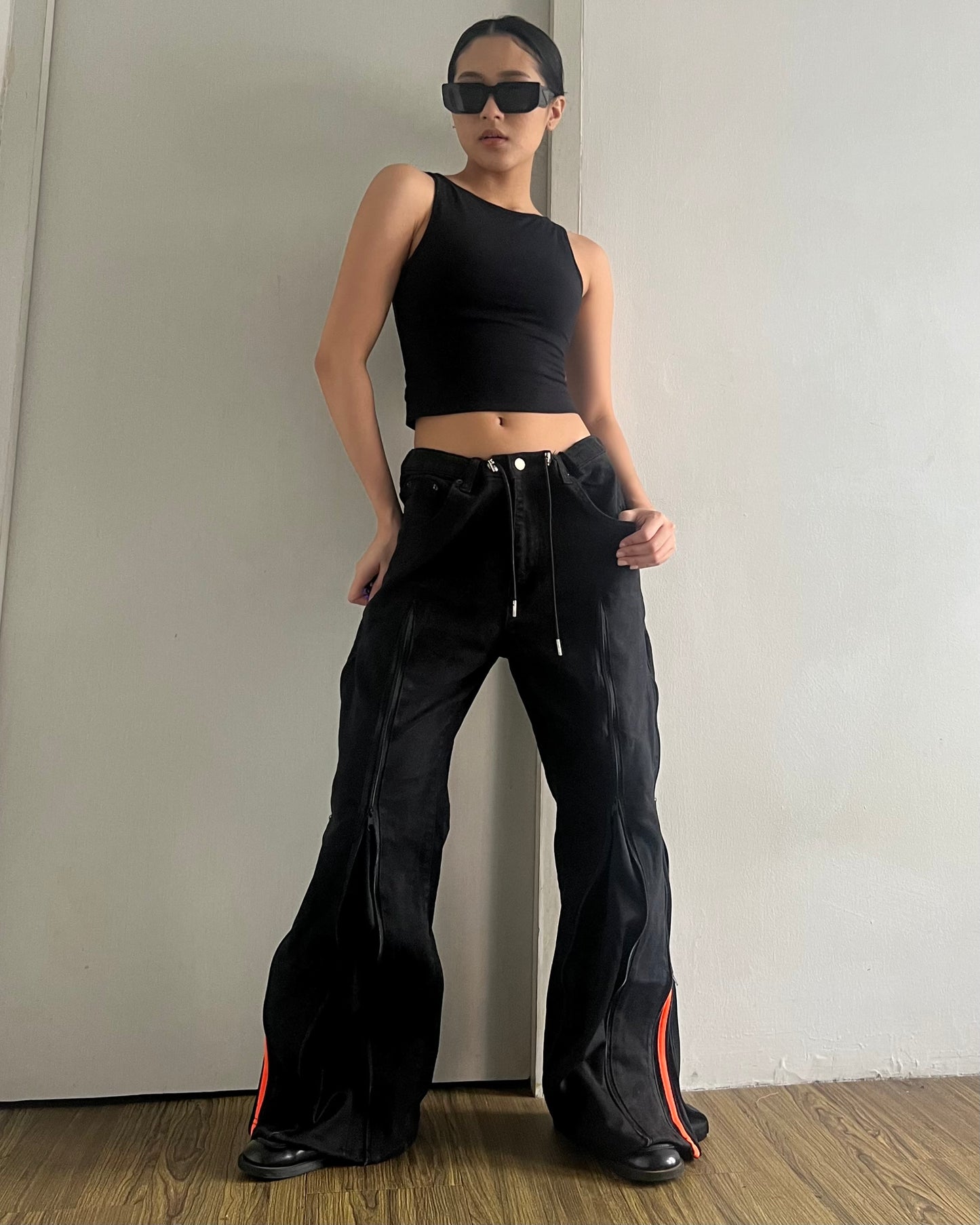 [BIG SIZE] Zipper Pants 0221