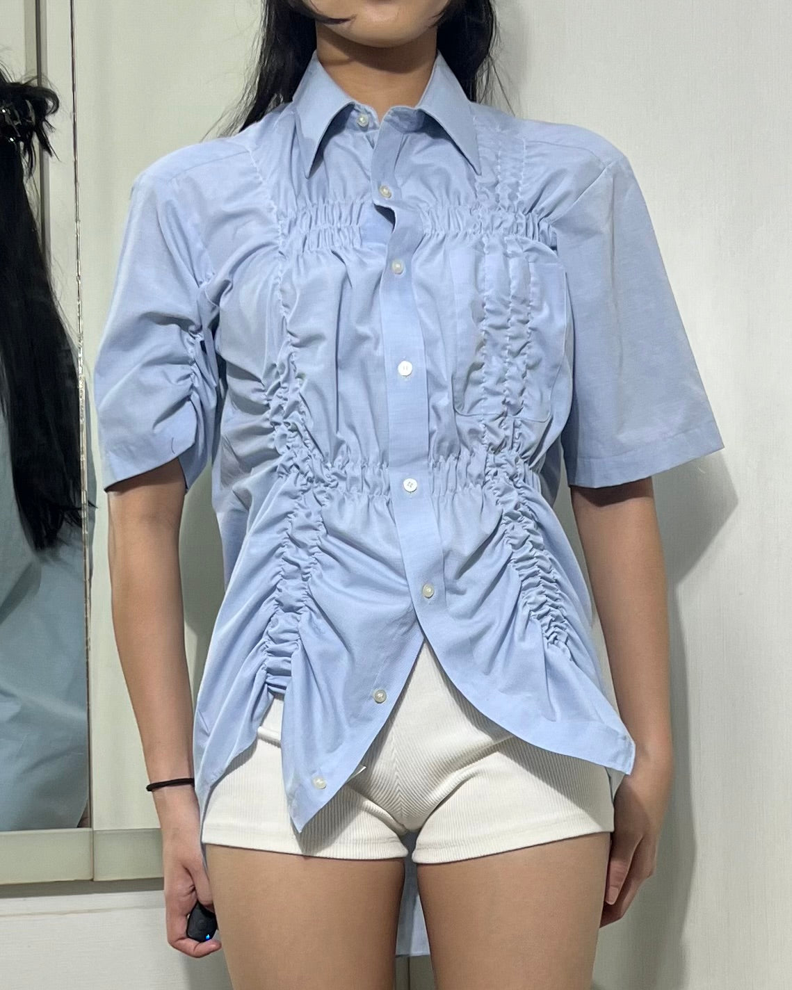 Ruched Shirt 003
