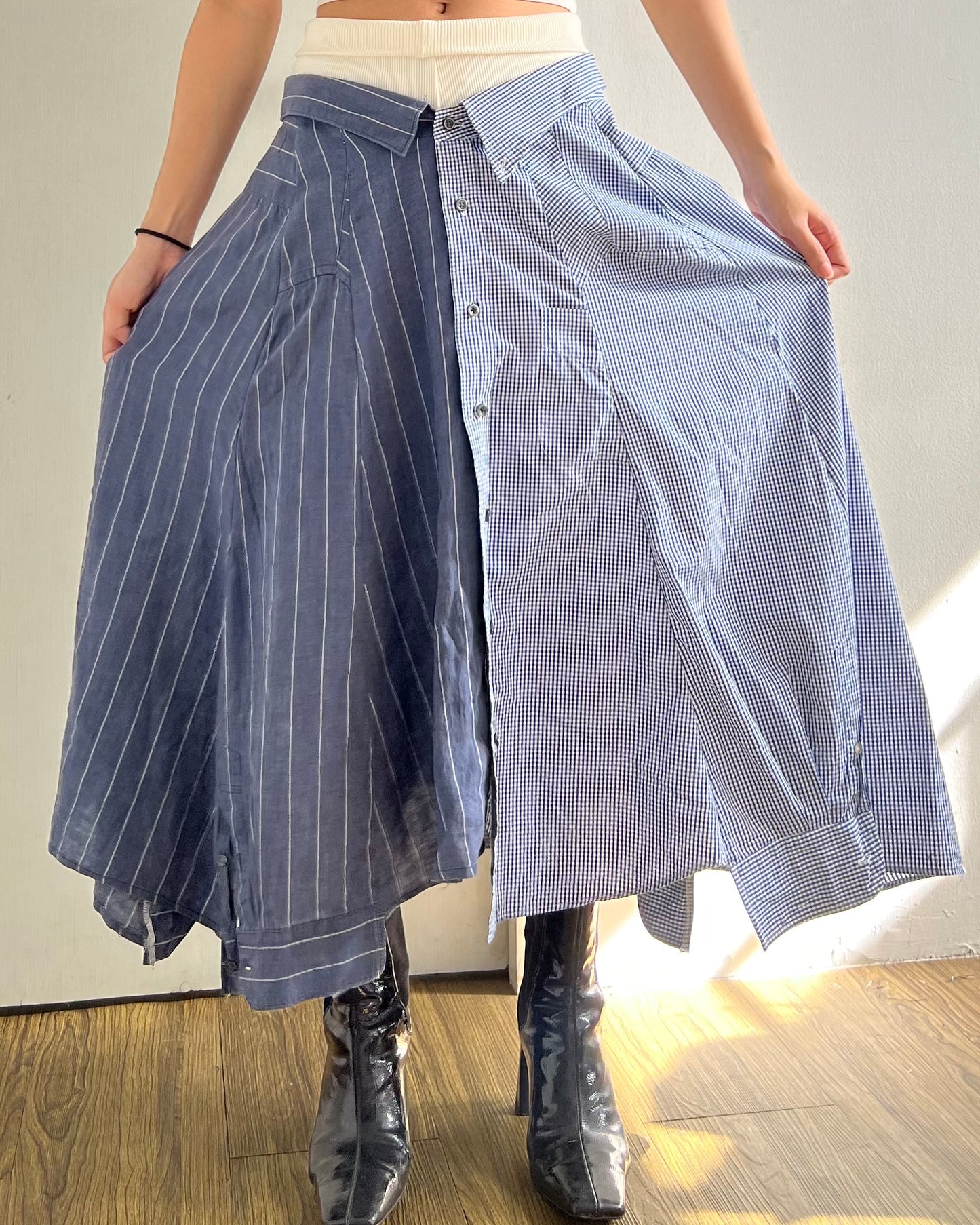 Button-up Maxi Skirt 024