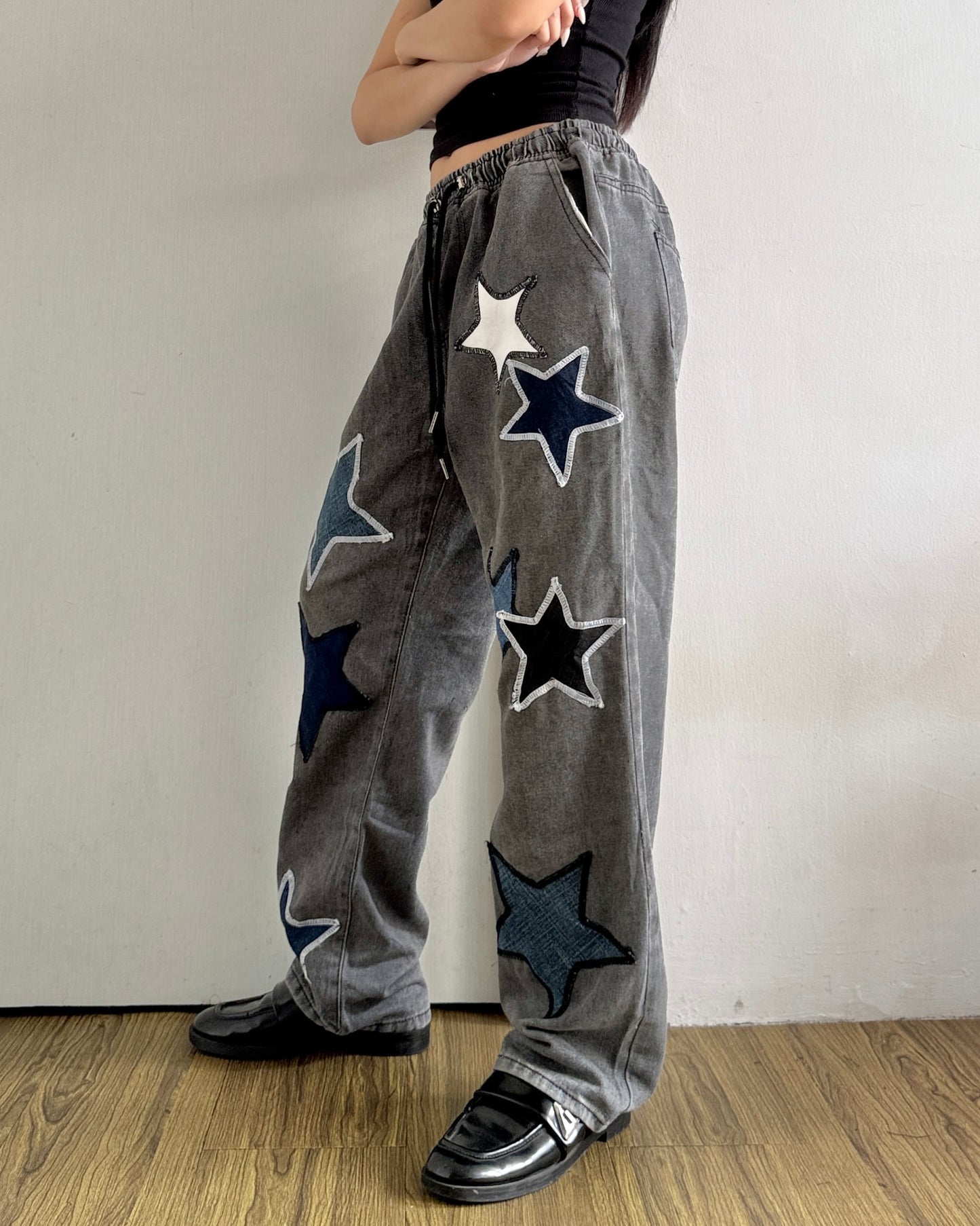 Star Patch Pants 002