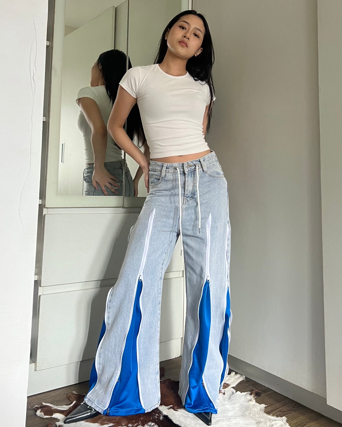 Zipper Pants 055