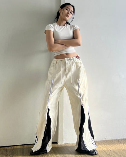 [BIG SIZE] Zipper Pants 0177