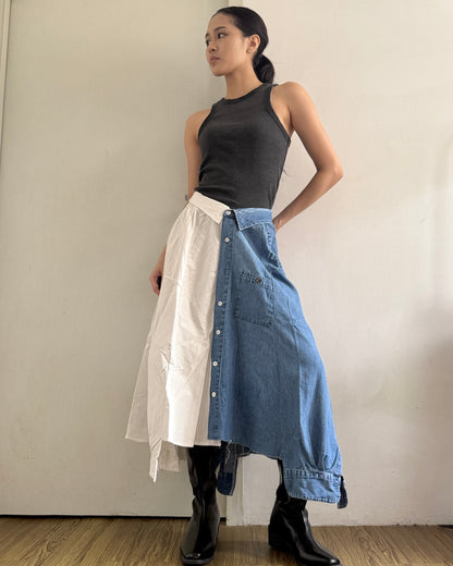 Button-up Maxi Skirt 078