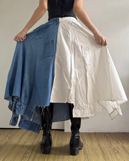Button-up Maxi Skirt 078