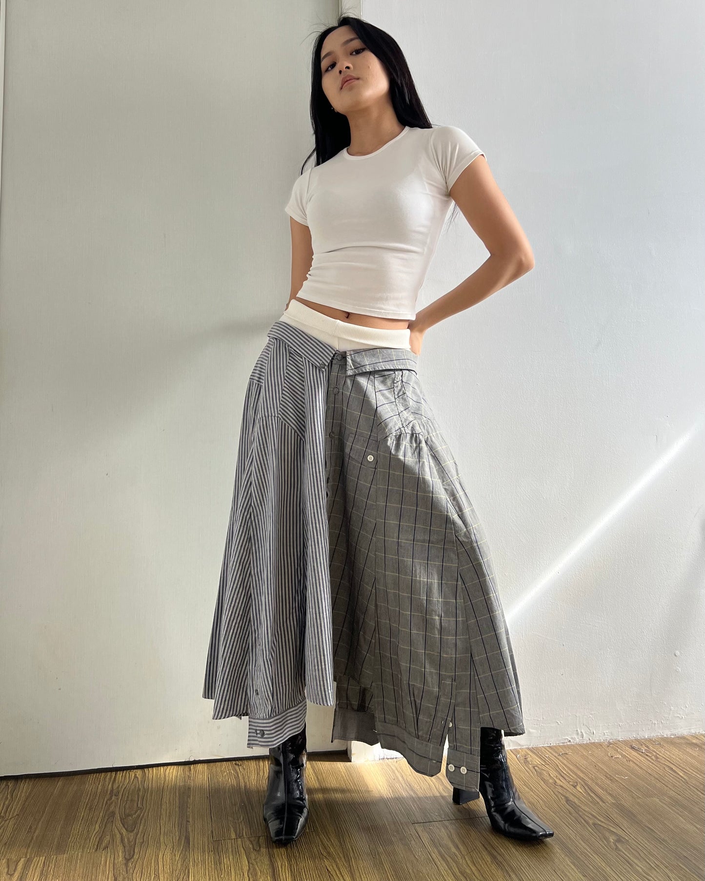 Button-up Maxi Skirt 023