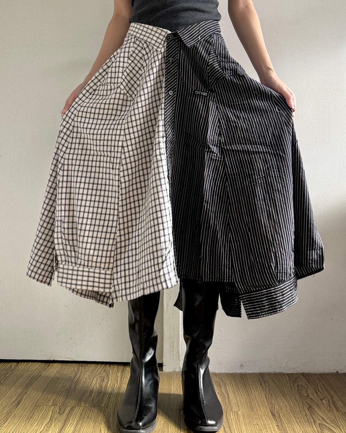 Button-up Maxi Skirt 081