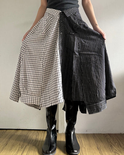 Button-up Maxi Skirt 081