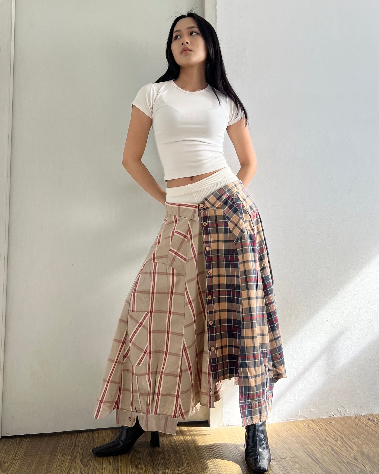 Button-up Maxi Skirt 022