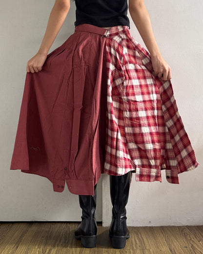 Button-up Maxi Skirt 062