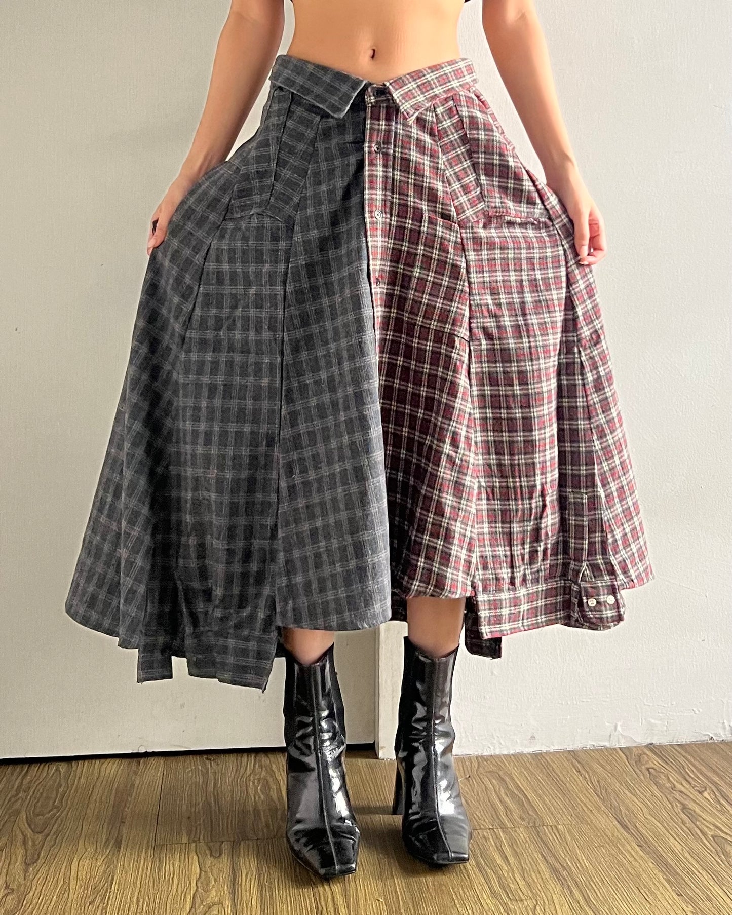 Button-up Maxi Skirt 037