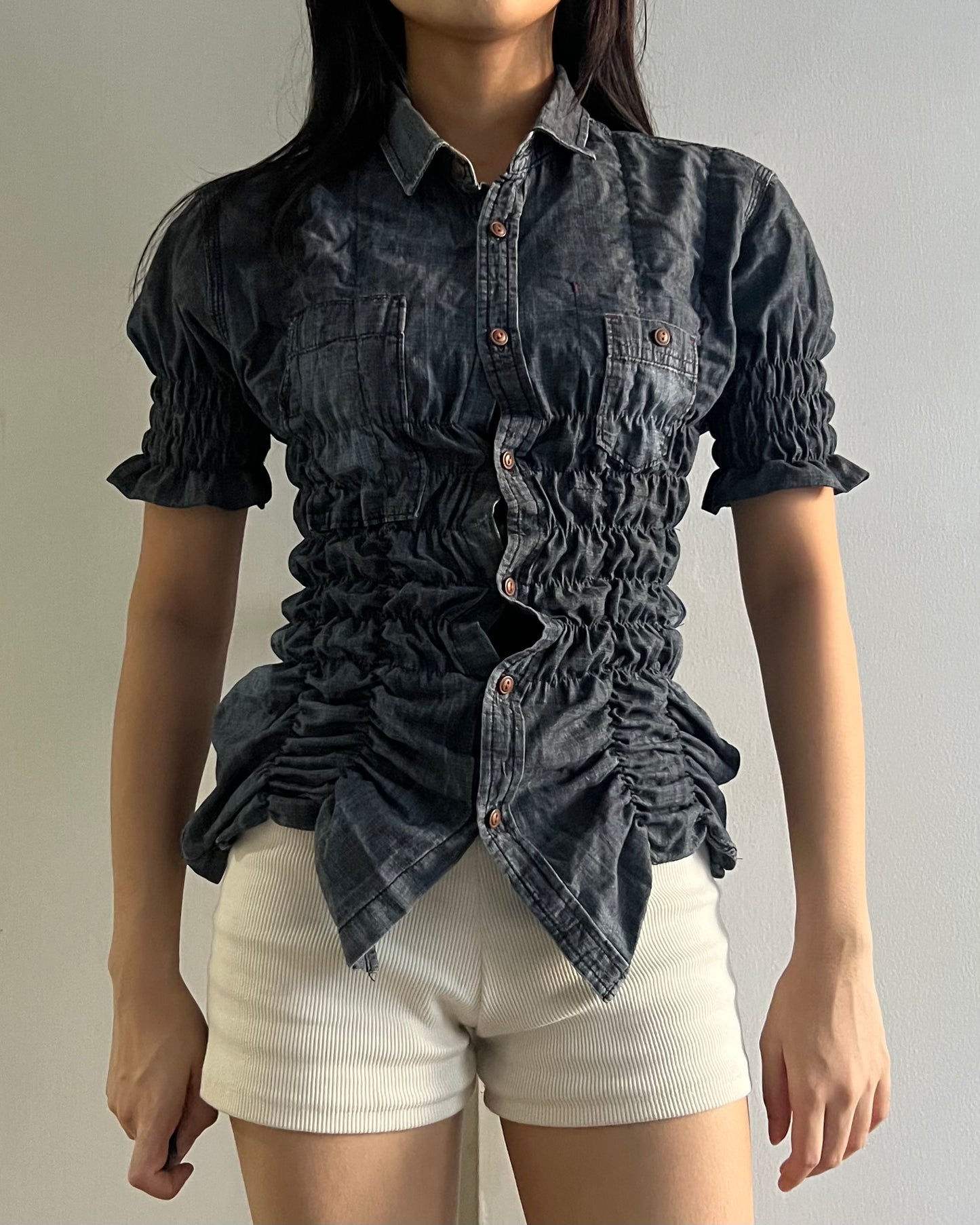 Ruched Shirt 013