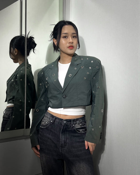 Eyelet Blazer 020