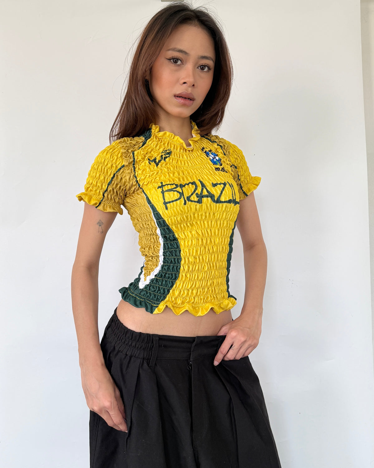 [PO 3 DAYS] Shirred Jersey 008