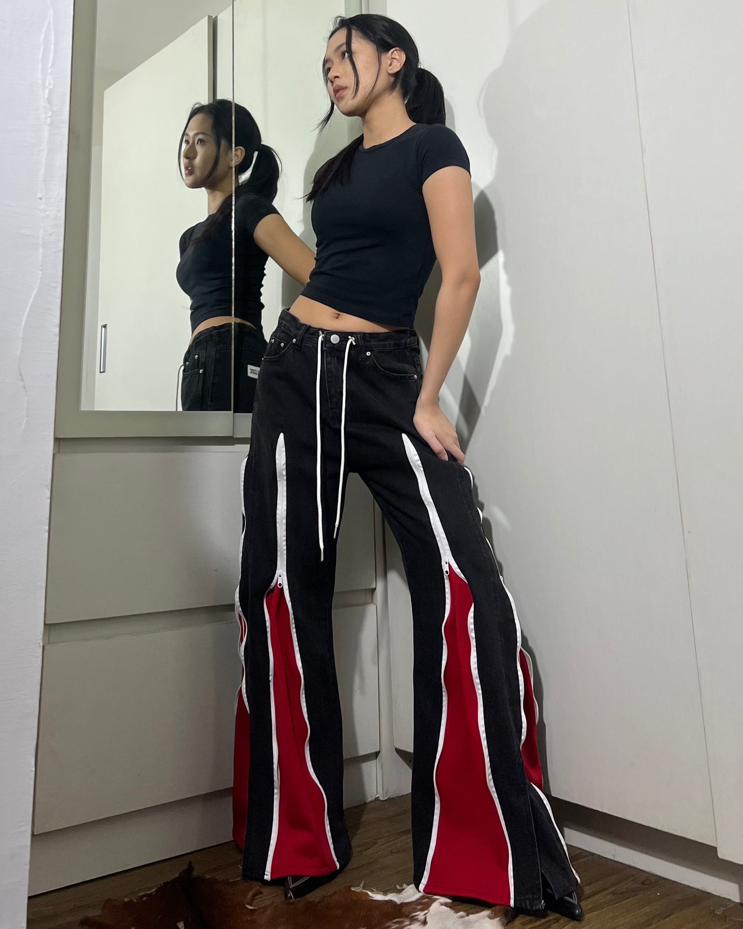 Zipper Pants 0130